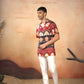 Blossom Print Cotton Shirt by Hilo Design
