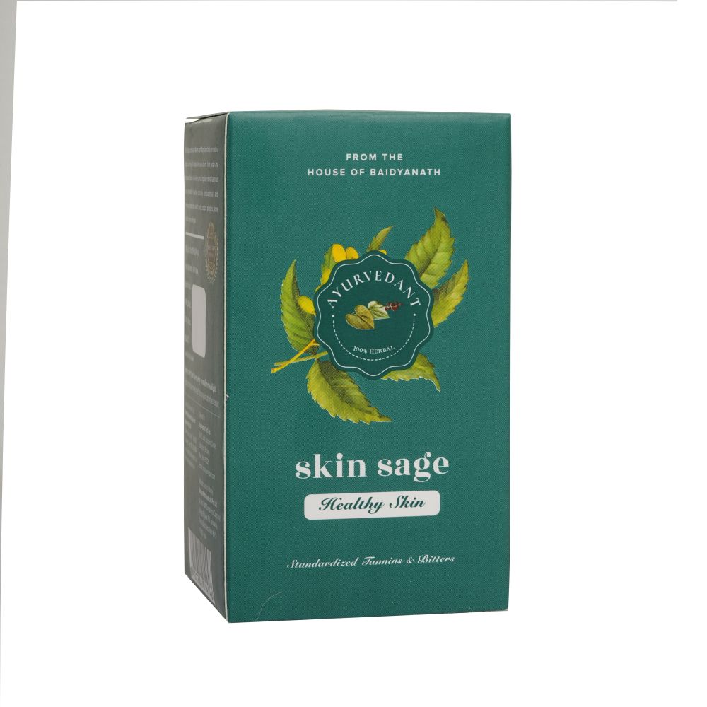 Baidyanath Jhansi Ayurvedant Skin Sage Capsules - Swadesiicart