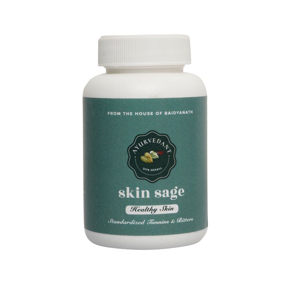 Baidyanath Jhansi Ayurvedant Skin Sage Capsules - Swadesiicart