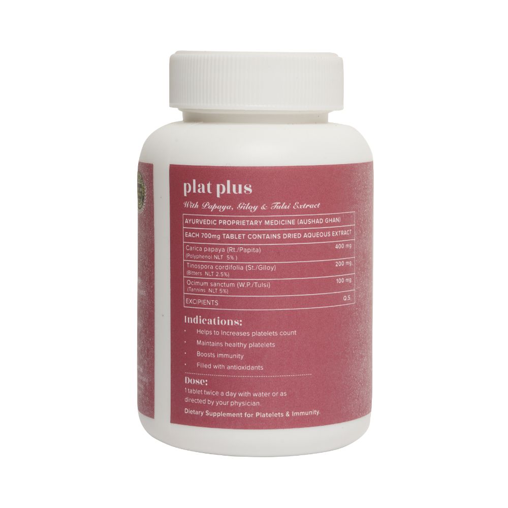 Baidyanath Jhansi Ayurvedant Plat Plus Tablets - Swadesiicart