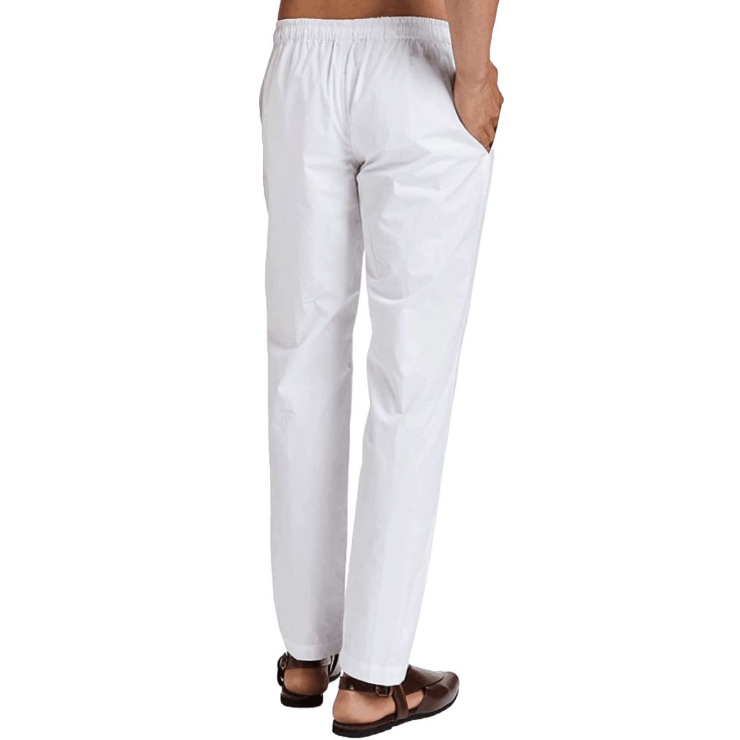 Fabmade Elevate Your Loungewear Game With The Stylish White Pyjama | Swadesiicart