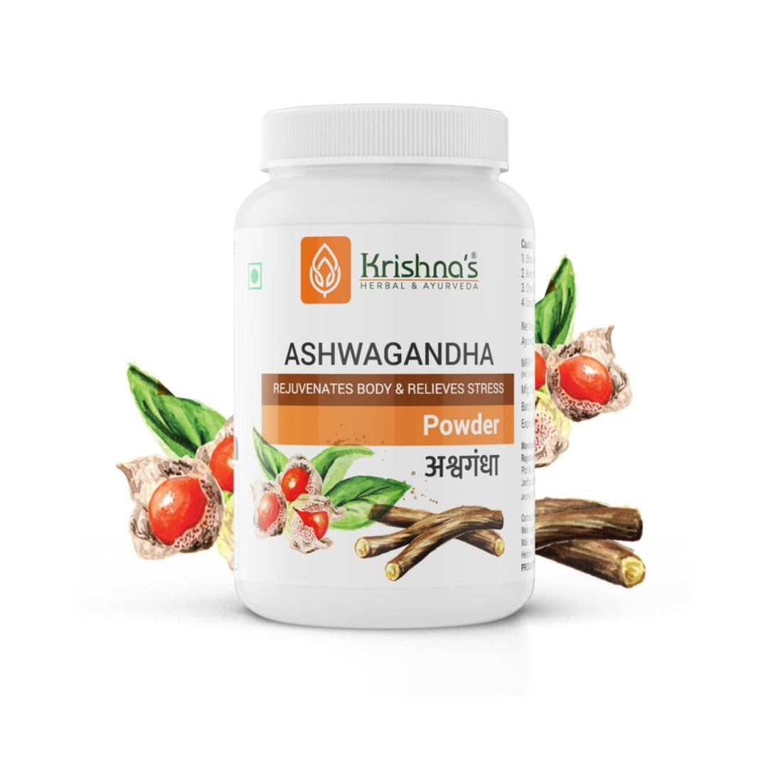 Krishna's Herbal & Ayurveda Ashwagandha Powder | Swadesiicart