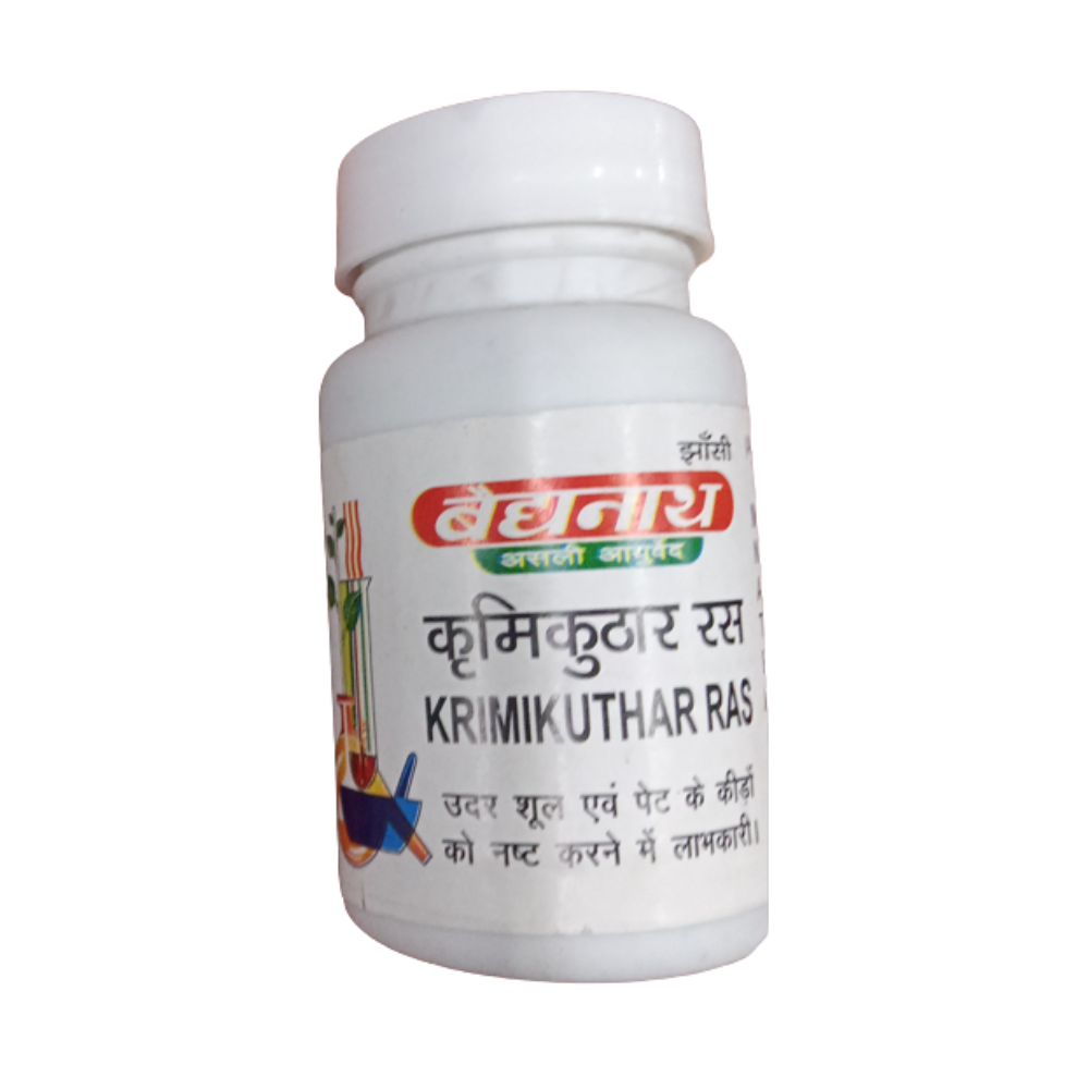 Baidyanath Jhansi Krimikuthar Ras 80 Tabs - Swadesiicart