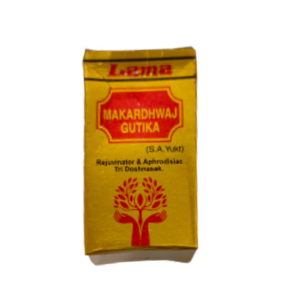 Lama Makardhwaj Gutika with Gold | Swadesiicart