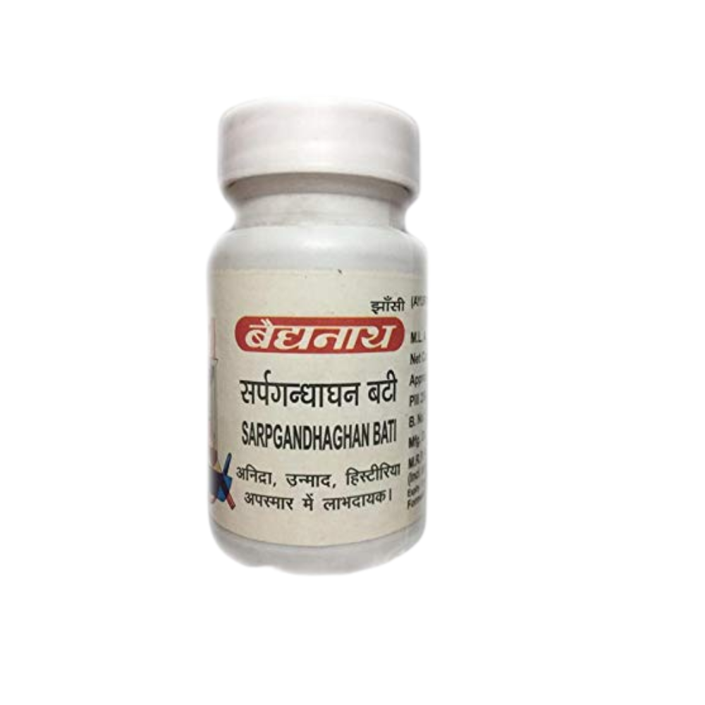 Baidyanath Jhansi Sarpagandha ghan Vati | Swadesiicart