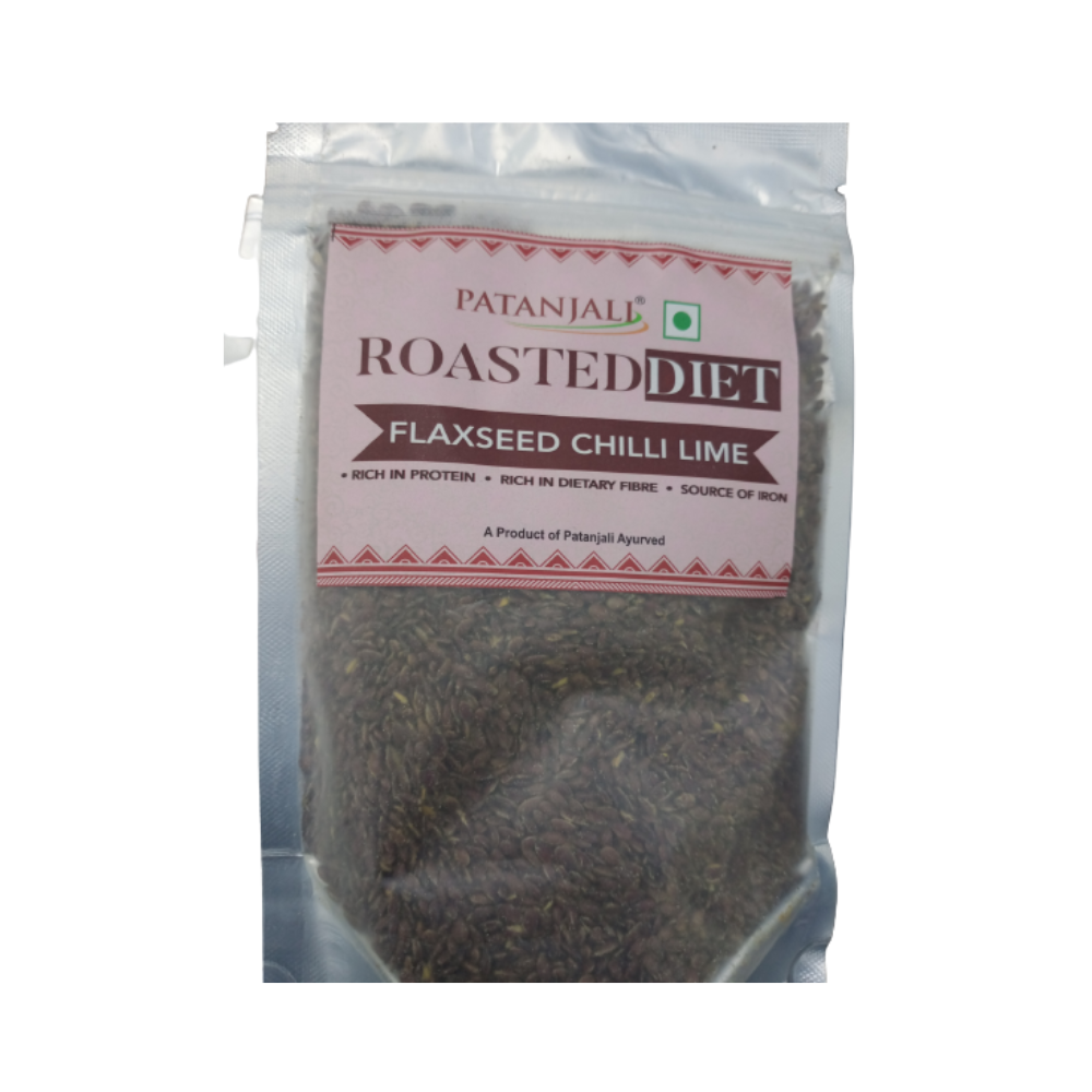 Patanjali Roasted Diet Flaxseed Chill Lime | Swadesiicart