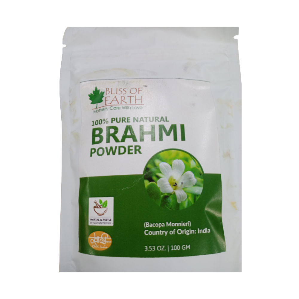 Bliss of Earth 100% Pure Natural Brahmi Powder - Swadesiicart