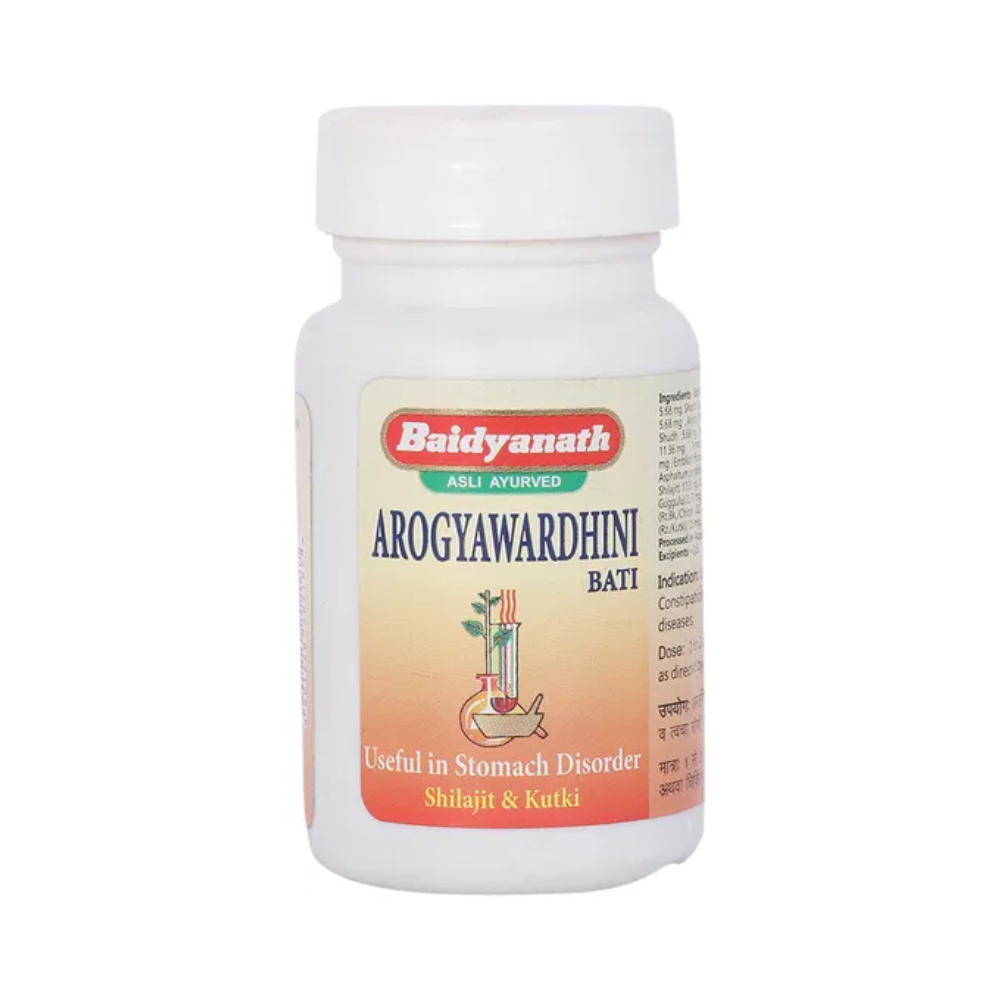 Baidyanath Jhansi Arogyawardhini Bati - Ayurvedant Pvt. Ltd.