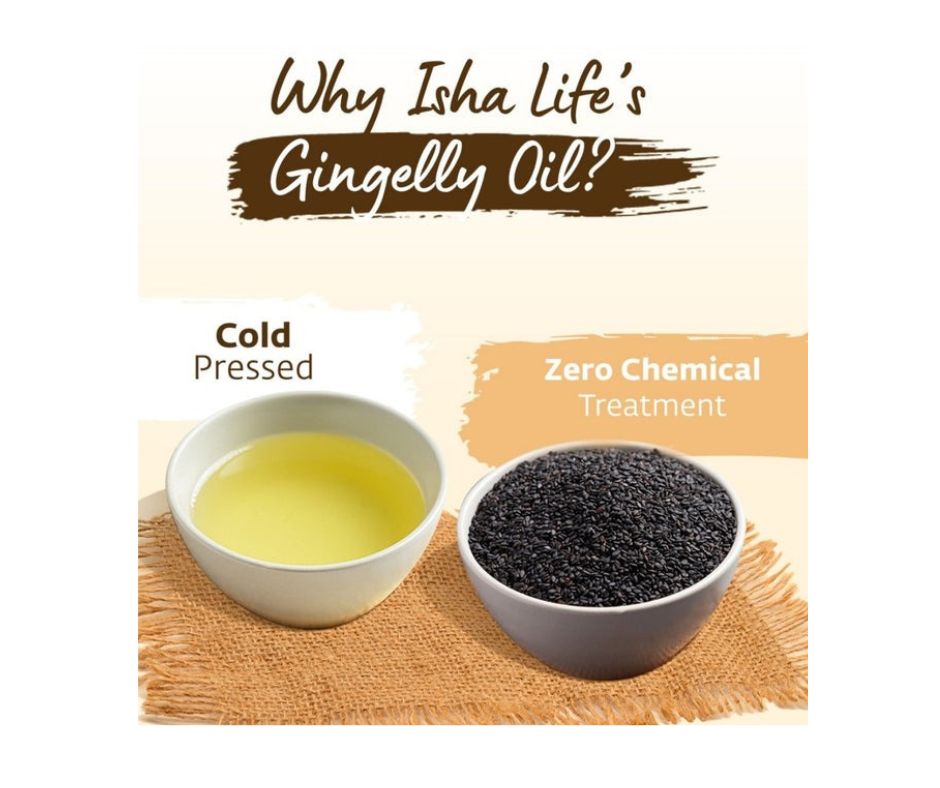 Isha Life Cold Pressed Gingelly Oil - Swadesiicart
