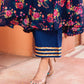 Pomcha Jaipur Manjari Organza Phool Jaal Anarkali Set | Swadesiicart