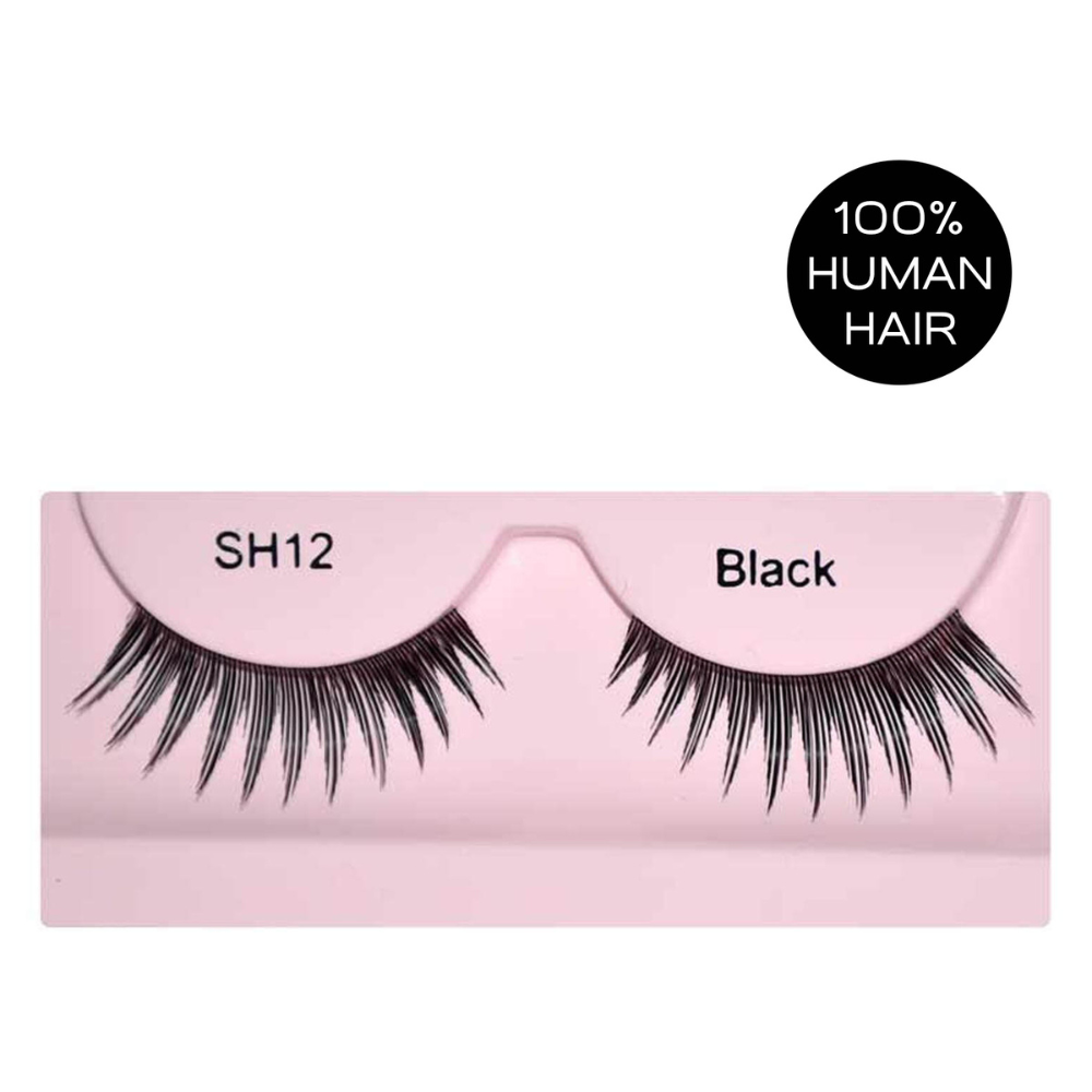 Glamgals Hollywood-U.S.A Stylish Black Soft Thick Reusable False Eye Lashes For Women - Limited Time Offer - Glamgals