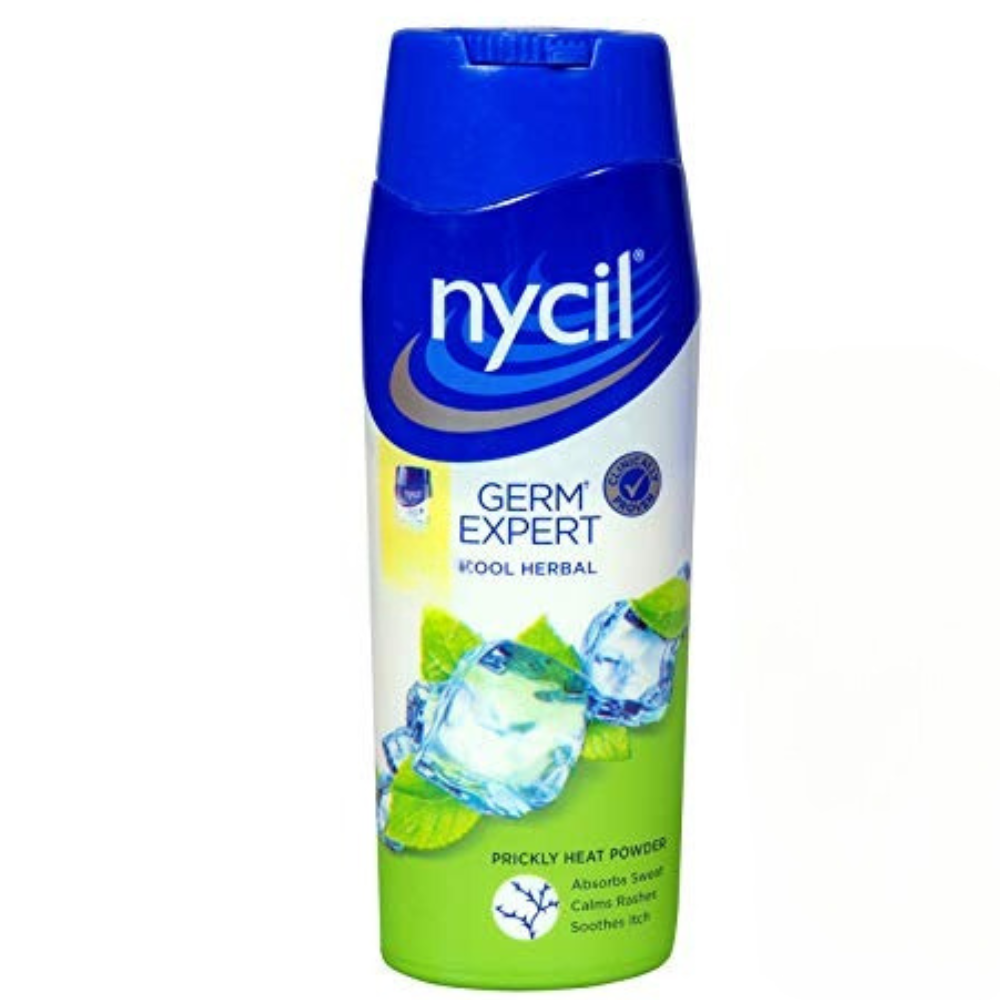 Nycil Germ Expert Cool Herbal Prickly Heat Talcum Powder - Swadesiicart