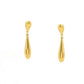 Golden Drop Earrings - Ruby Raang | Swadesiicart