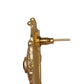 Joban Fashion Women Matte Gold Brass Earrings | Swadesiicart