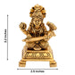 ShreeYaash Brass Goddess Saraswati Idol - Swadesiicart