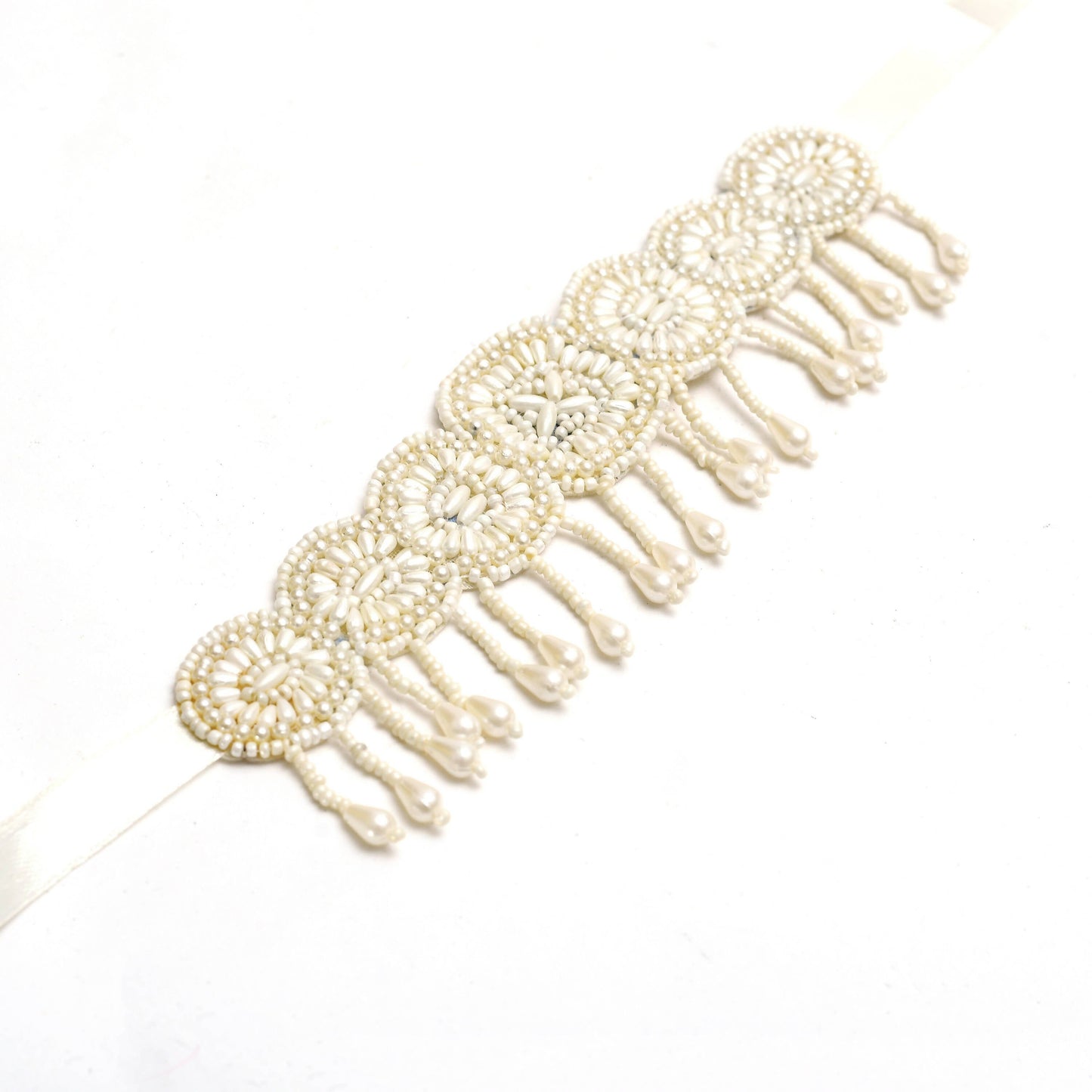 Mominos Fashion Johar Kamal Handicraft Pearls Necklace with Earrings For Women - Swadesiicart