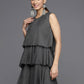 Ahalyaa Women's Traditional wear Tunic - Grey | Swadesiicart