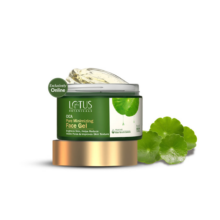 Lotus Botanicals Cica Pore Minimizing Face Gel | Swadesiicart