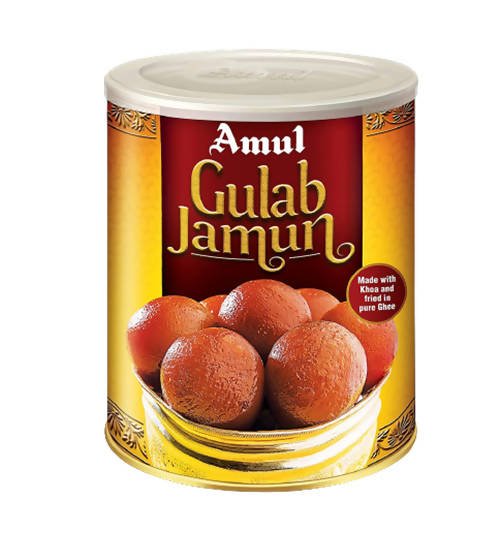 Amul Gulab Jamun - Made with Kova and Fried in Pure Ghee | Swadesiicart