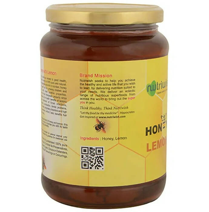 Nutriwish 100% Pure Organic Honey Lemon - Swadesiicart