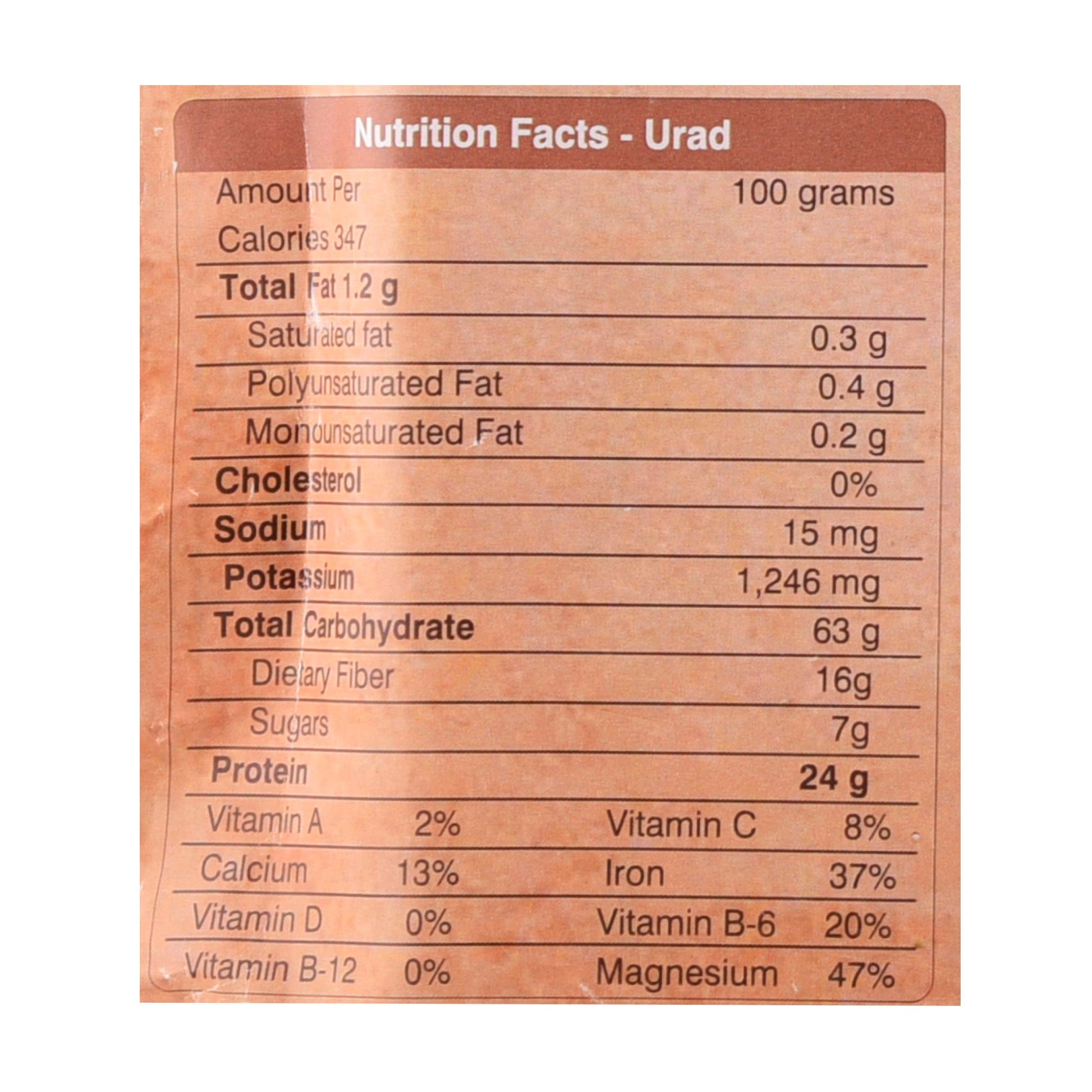 Organic Wellness Urad Dal Whole - Swadesiicart