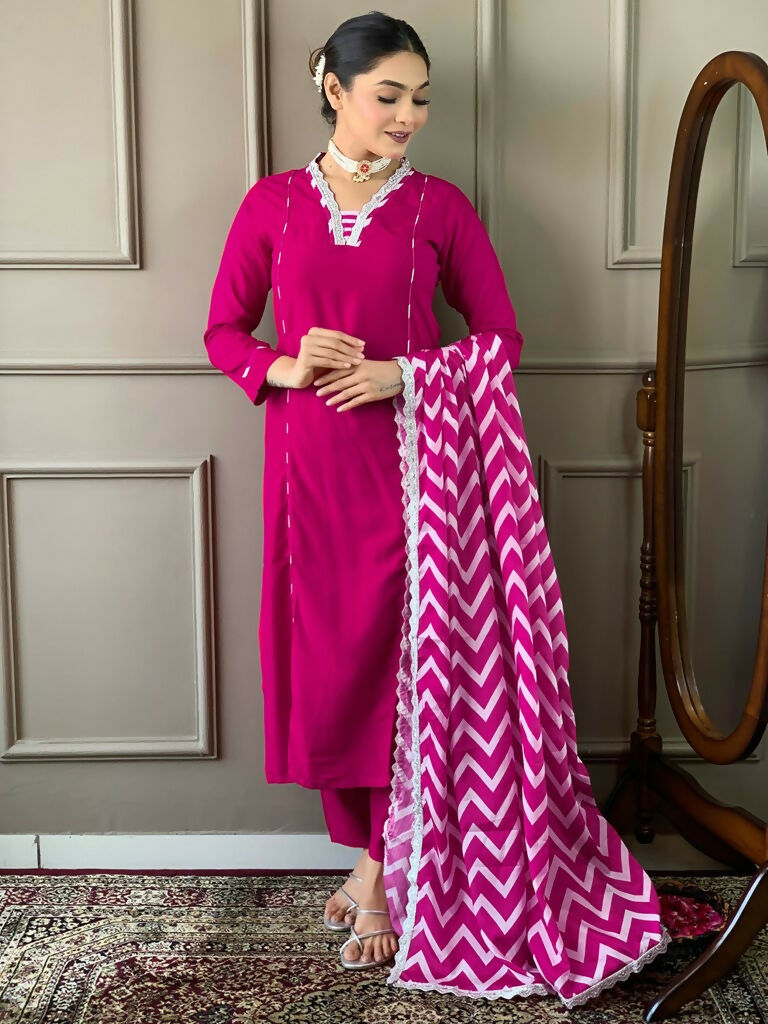 Partywear Designer Viscose Lemon Stitched Suit With Dupatta - Tanisha | Swadesiicart