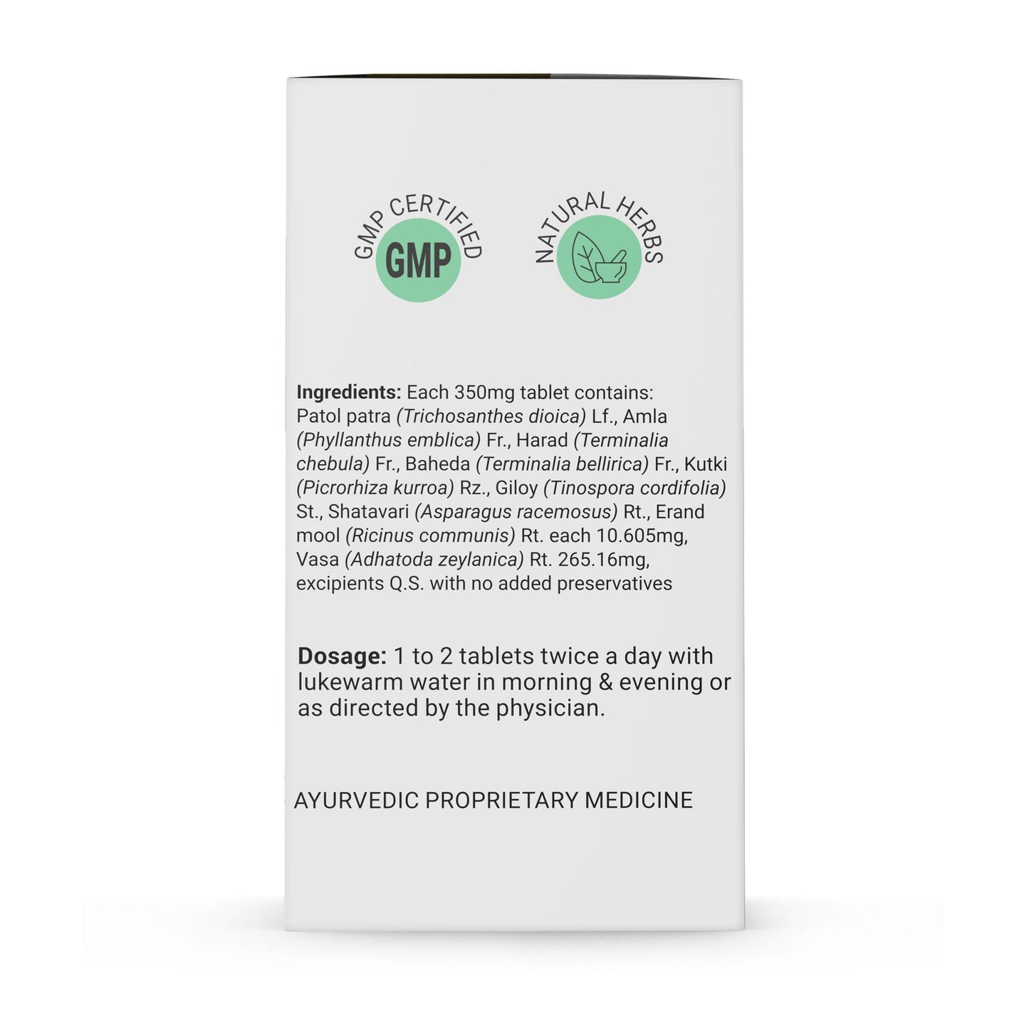 Krishna'S Herbal & Ayurveda Uric Balance Tablets | Swadesiicart