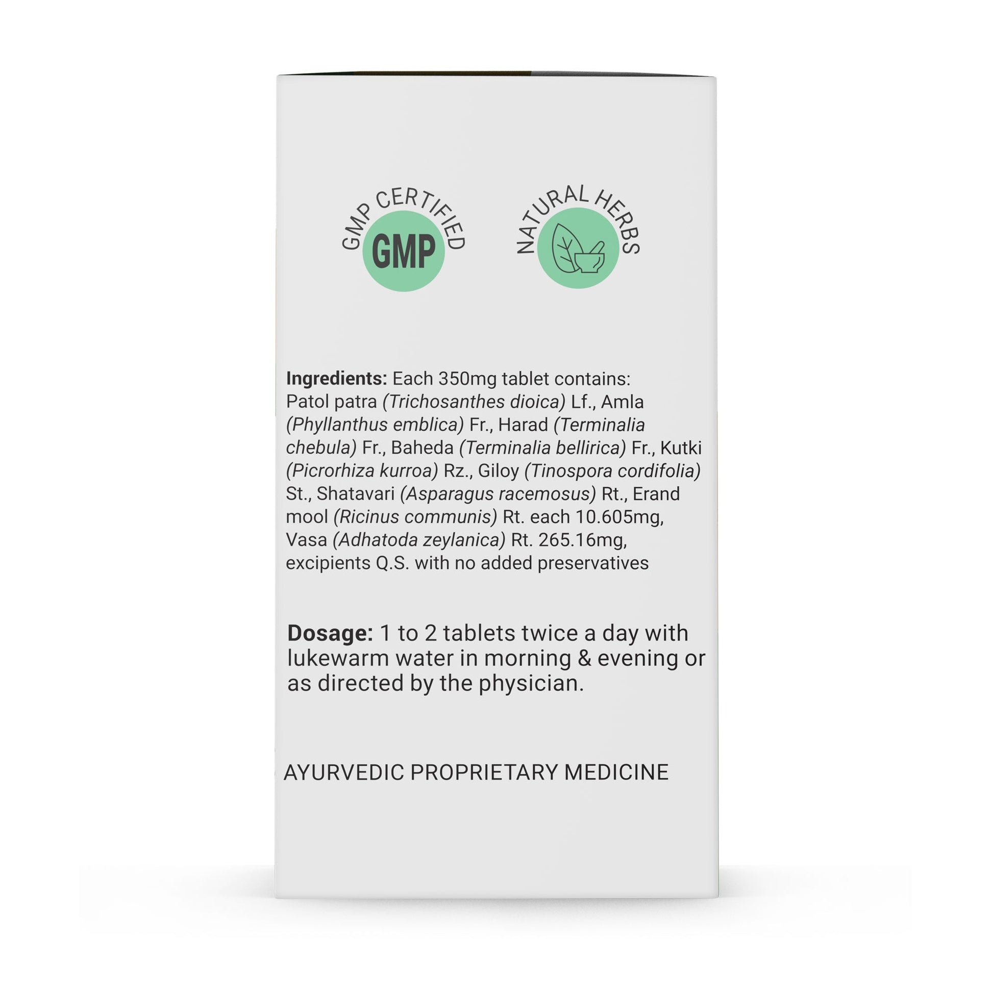 Krishna'S Herbal & Ayurveda Uric Balance Tablets | Swadesiicart
