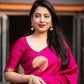 Rani Silk Woven Saree with Unstitched Blouse - Hiral Fashion | Swadesiicart