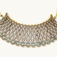 Nuyug 22k Gold-Plated Zircon Choker Set | Swadesiicart