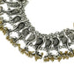 Mominos Fashion Johar Kamal Oxidised Silver-Plated Brass Finish Peacock Choker For Women (Silver/Golden) | Swadesiicart
