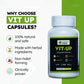Nature Mania Vit-Up Capsules (Vit D & Vit B12 Multivitamin) | Swadesiicart
