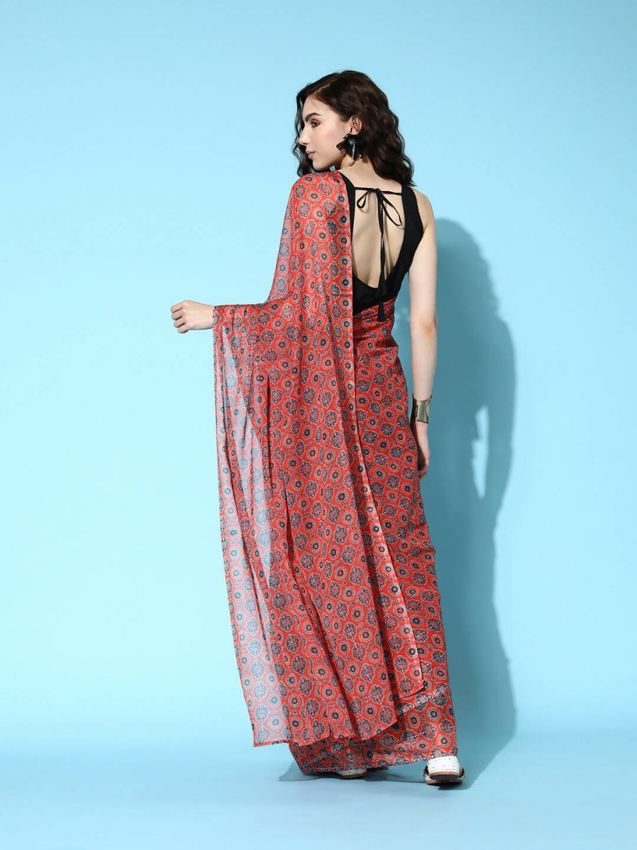 Ahalyaa Women's Traditional wear Saree - Mustard | Swadesiicart