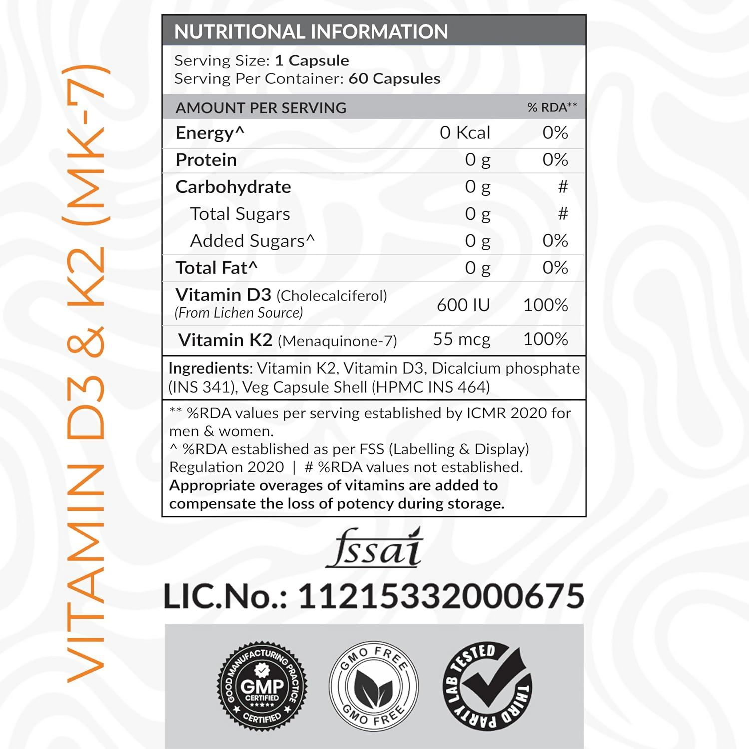 As-It-Is Atom Vitamin D3 & K2 (Mk-7) Veg Capsules | Swadesiicart