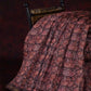 Mic of Coffee Brown and Maroon Floral Design Semi Chanderi Saree By Gayathri Reddy Designer Studio | Swadesiicart