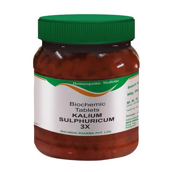 Bio India Homeopathy Kalium Sulphuricum Biochemic Tablets | Swadesiicart