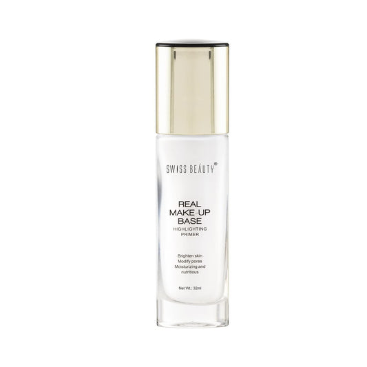 Swiss Beauty Real Makeup Base Highlighting Primer - Shade- Golden Tint | Swadesiicart