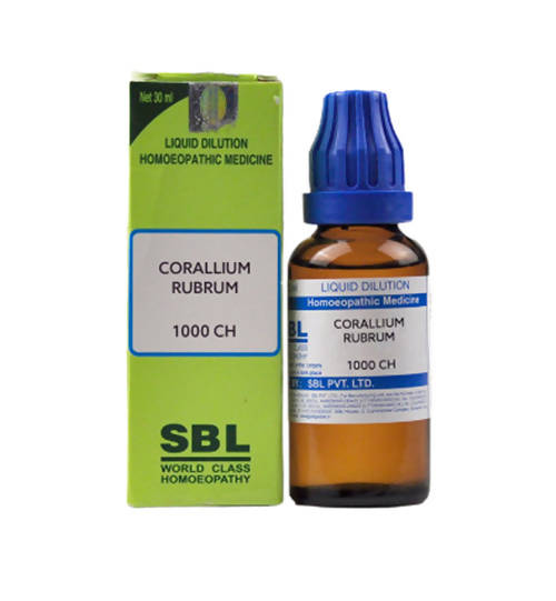 SBL Homeopathy Corallium Rubrum Dilution - Swadesiicart