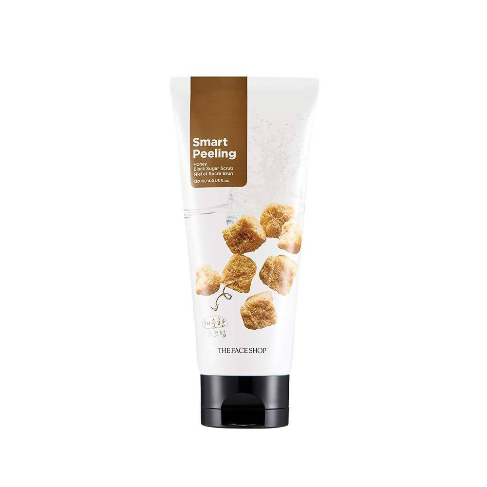 The Face Shop Smart Peeling Honey Black Sugar Scrub - Korean Skincare | Swadesiicart