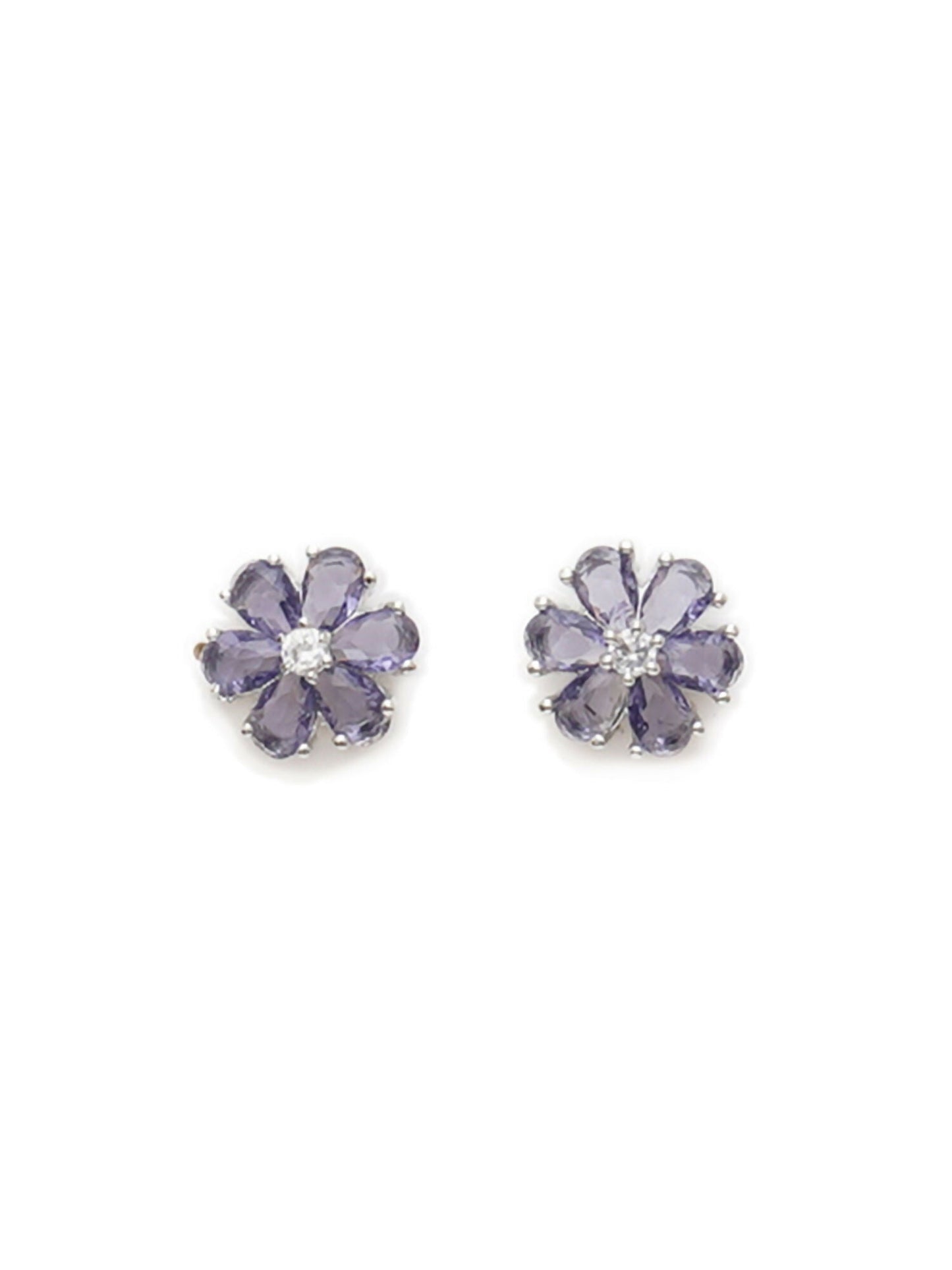 stone stud (grey) - Ruby Raang - Swadesiicart