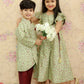 Lil Drama Boys Ethnic Kurta Pyjama - Green | Swadesiicart