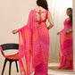 Gajri Georgette Designer Printed Ready To Wear Saree - Ibiza | Swadesiicart