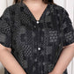 Miravan Women's Plus Size Pure Cotton Black Floral Printed Front Button A-Line Kurta - Swadesiicart