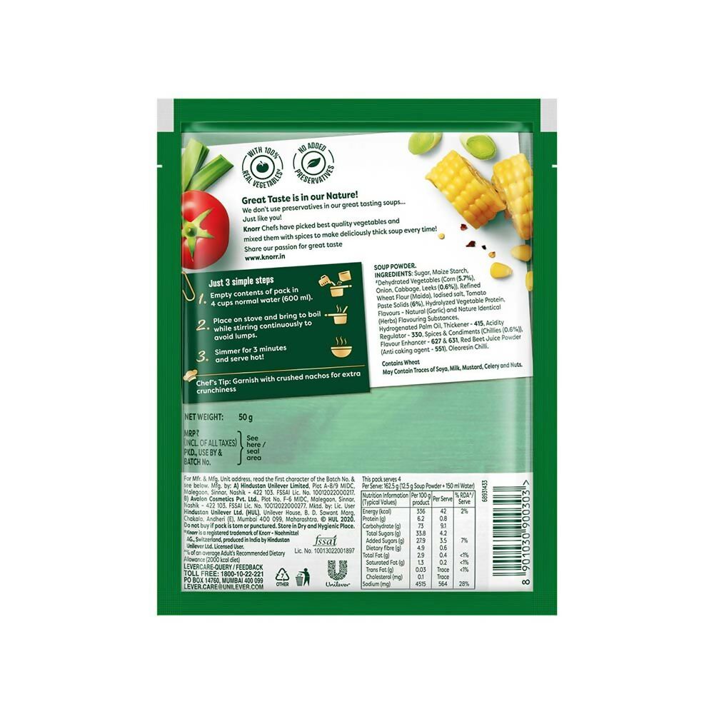 Knorr International Mexican Tomato Corn Soup - Swadesiicart