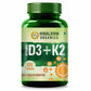 Himalayan Organics Vitamin D3 + K2 Promote Healthy Bones Nutraceutical: 120 Tablets
