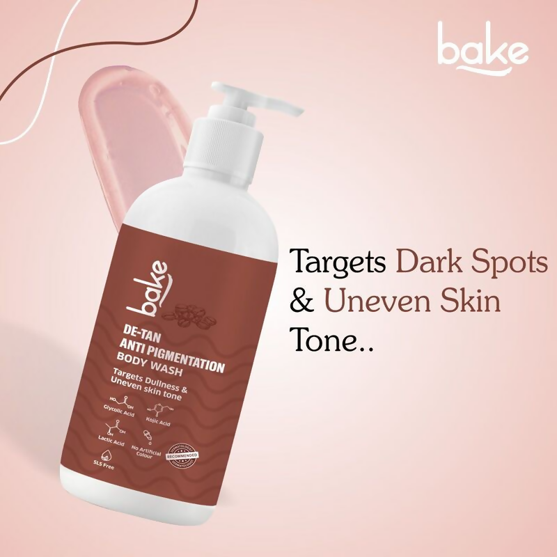 Bake De-Tan Anti Pigmentation Coffee Body Wash | Swadesiicart