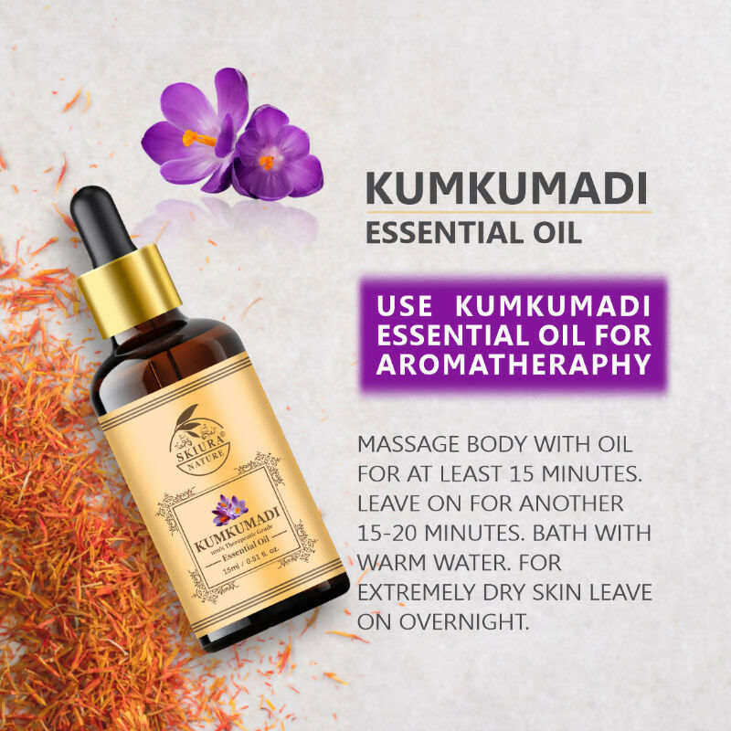 Skiura Nature Kumkumadi Face Glowing Essential Oil - Limited Time Offer - Swadesiicart