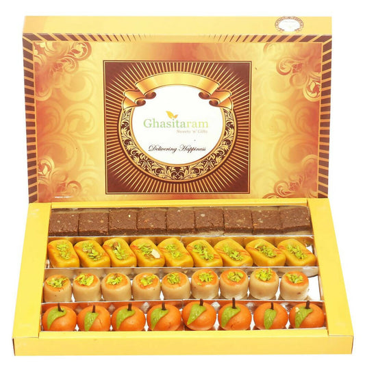 Ghasitaram Kaju Sugarfree Sweets Assorted Box | Swadesiicart