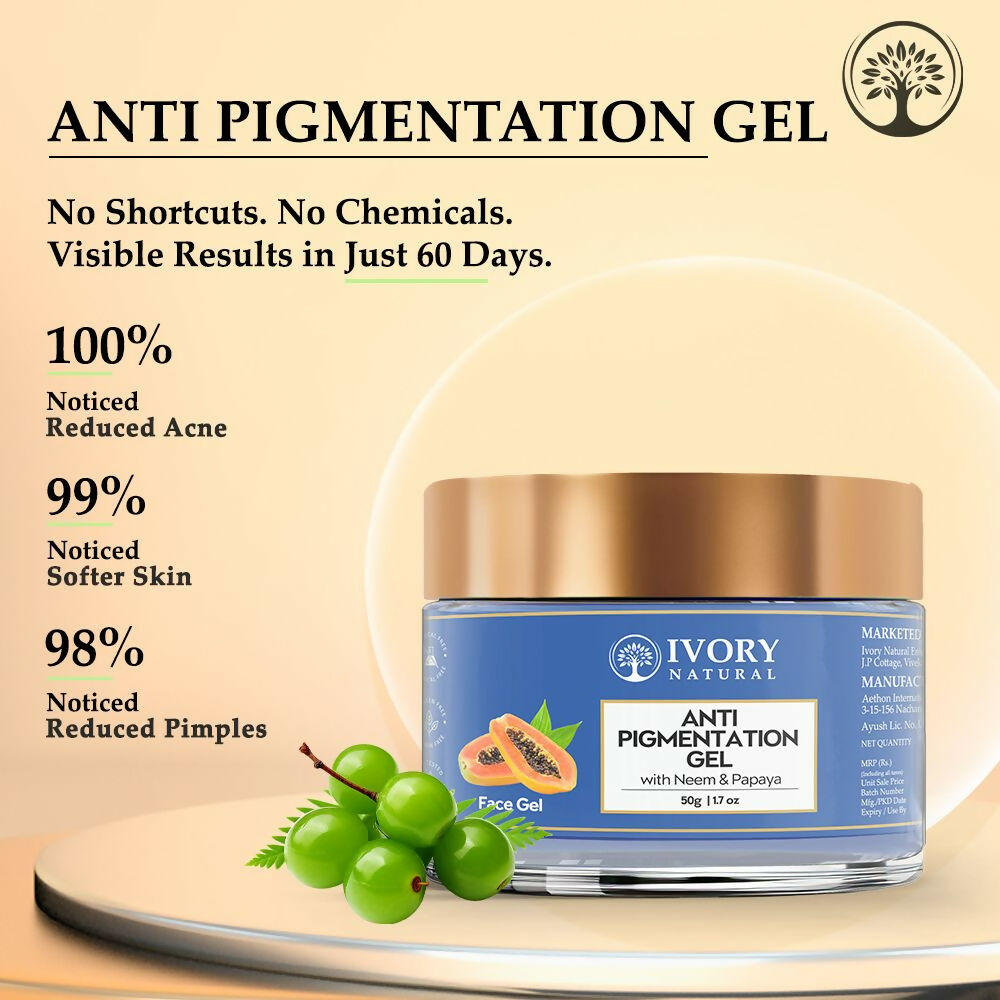 Ivory Natural Pigmentation Gel For Fade Dark Spots & Pigmentation | Swadesiicart