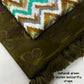Mehndi Silk Blend Ethnic Motifs Saree with Unstitched Blouse - Hiral Fashion | Swadesiicart